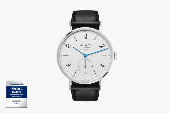 Label « Höchste Qualität » (« Qualité Supérieure ») décerné à NOMOS Glashütte