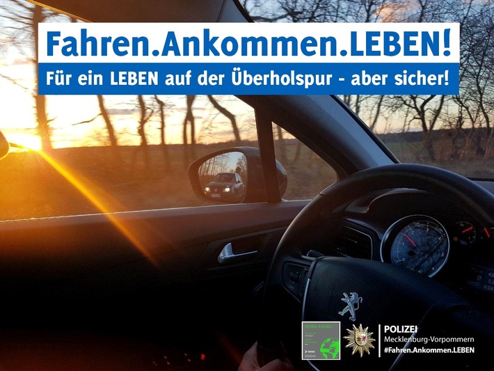 POL-NB: Auftakt der Kontrollen "Fahren.Ankommen.LEBEN!" im März zum Thema Überholen