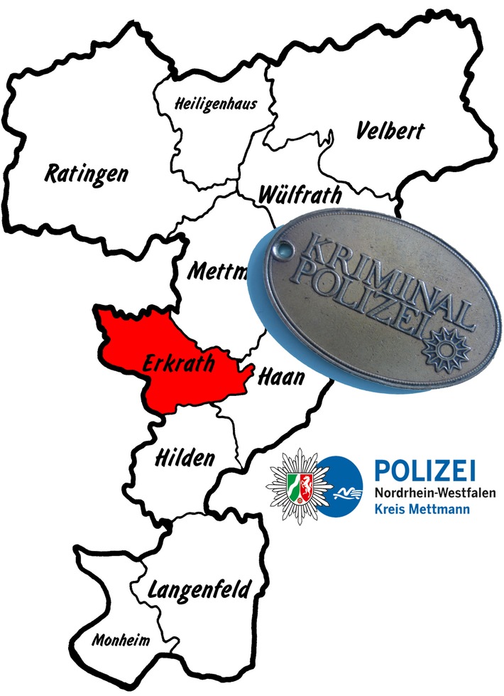 POL-ME: Polizei und Feuerwehr seit Stunden im Einsatz - Polizeiliche Folgemeldung Nr.1 - Erkrath - 1902159