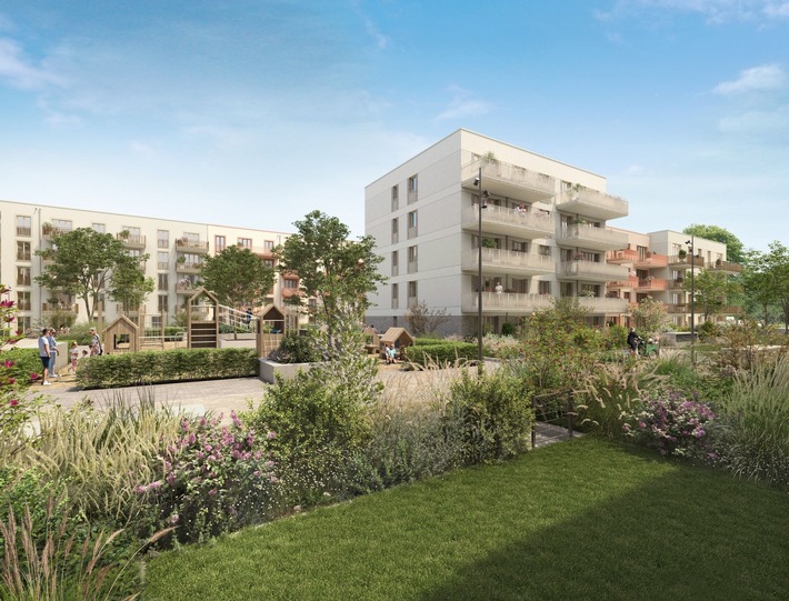 Instone startet Bau von 215 Wohnungen im Quartier „Grafental“ in Düsseldorf