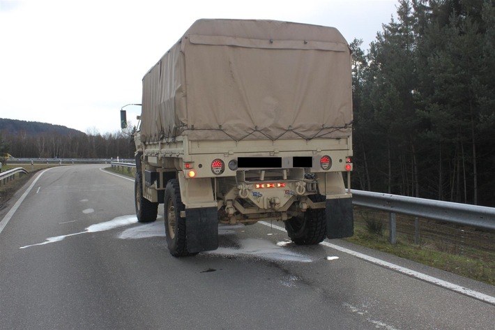 POL-PDKL: A62/A6/Landstuhl, Pannen-Lkw sorgt für Behinderungen