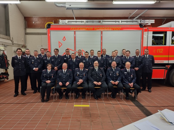 FW Norderstedt: Jahreshauptversammlung der Freiwilligen Feuerwehr Friedrichsgabe