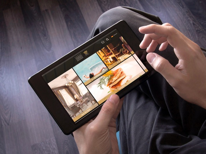 Tabero Digital Concierge im Relais & Chateaux Hotel Les Sources des Alpes