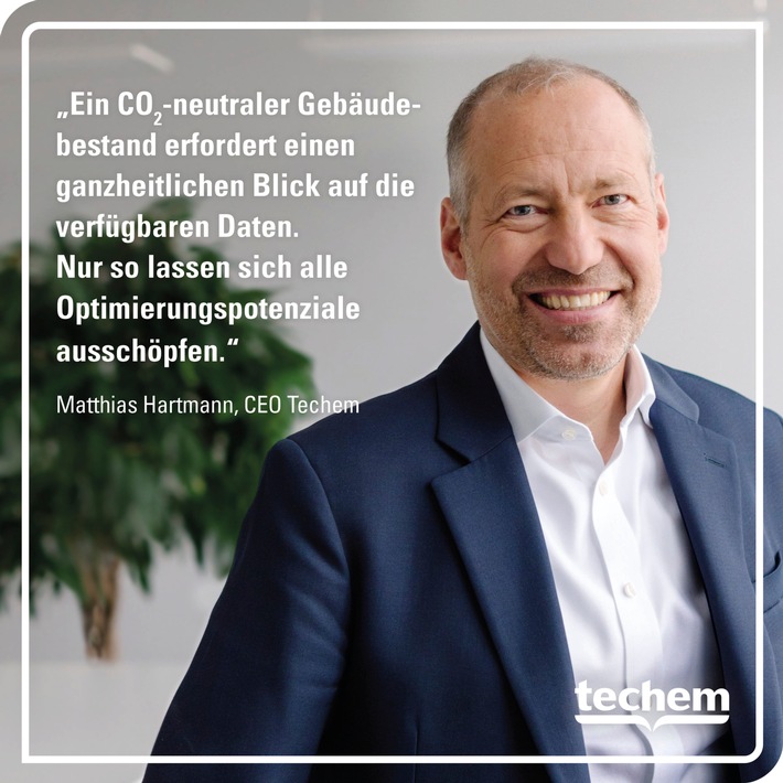 Digitale Gebäudedaten zugänglicher machen: Appell von Techem CEO Matthias Hartmann zum Digitaltag