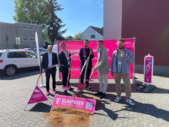 Telekom startet Glasfaserausbau in Obertshausen Nord