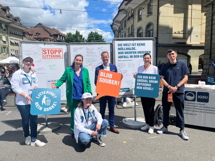 Medienmitteilung: «Bernerinnen und Berner bekennen sich gegen Littering»