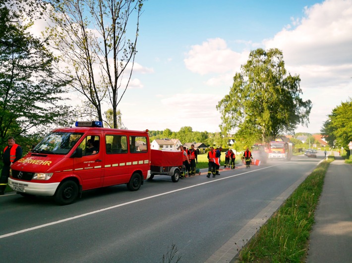 FW-DT: Ölspur in Pivitsheide