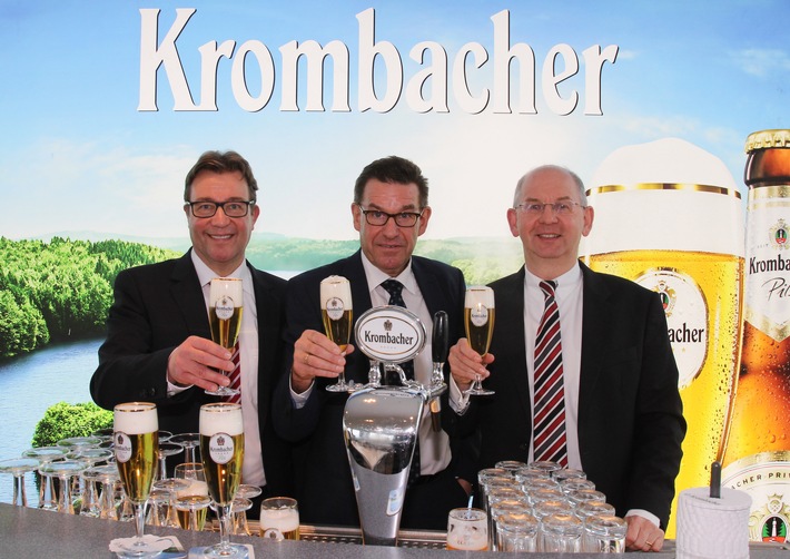 Krombacher Gruppe mit historischem Allzeithoch bei Ausstoß (+3,5%) und Umsatz (+3,9%)