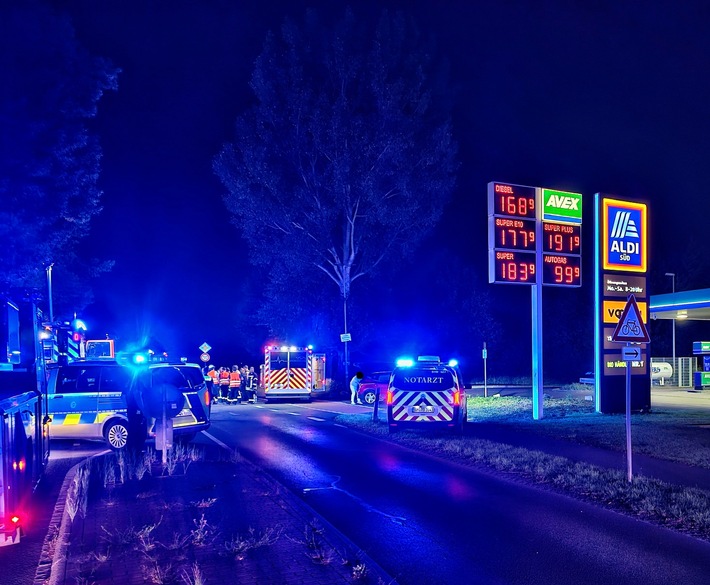 FW Bergheim: Ein Toter nach Verkehrsunfall in Bergheim