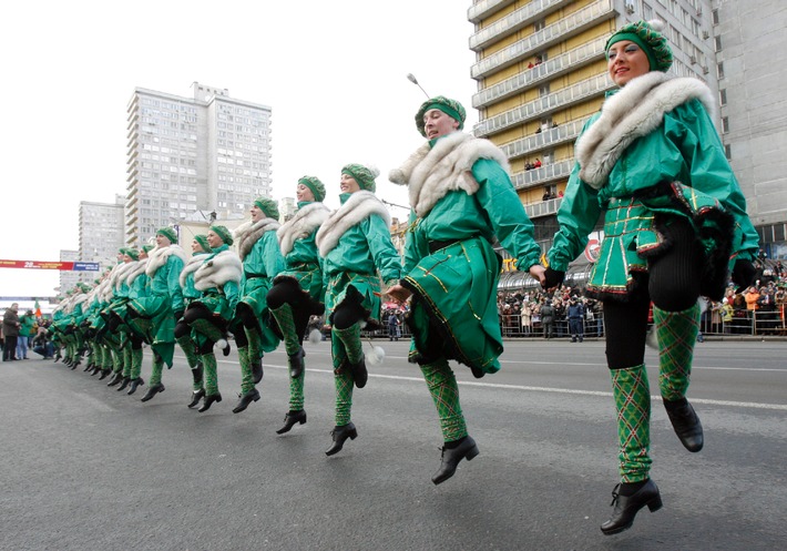 Rekordverdächtige Party-Stimmung - Große Parade in München
St. Patrick&#039;s Day: Feierlichkeiten sollen ins Guinness Buch der Rekorde (mit Bild)