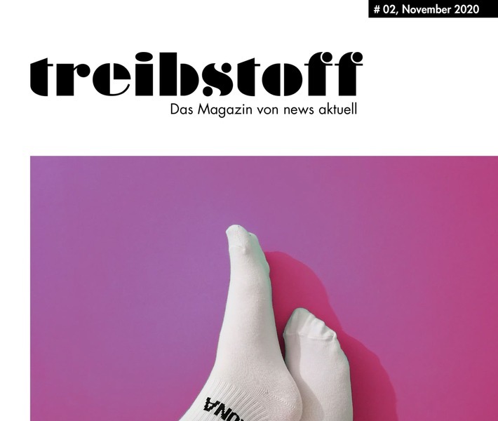 "Bleib gesund!" ist der Titel der neuen Ausgabe von treibstoff (2/20). Das Magazin von news aktuell beleuchtet dieses Mal, welchen Stellenwert Mitarbeitergesundheit in Unternehmen hat, was Kommunikationsprofis selbst tun, um gesund zu bleiben, und gibt hilfreiche Tipps für ein gesundes Leben und Arbeiten. / Weiterer Text über ots und www.presseportal.de/nr/6344 / Die Verwendung dieses Bildes ist für redaktionelle Zwecke honorarfrei. Veröffentlichung bitte unter Quellenangabe: "obs/news aktuell GmbH"