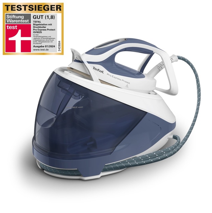 Stiftung Warentest überzeugen gleich drei Tefal Bügellösungen - Pro Express Protect wird Testsieger