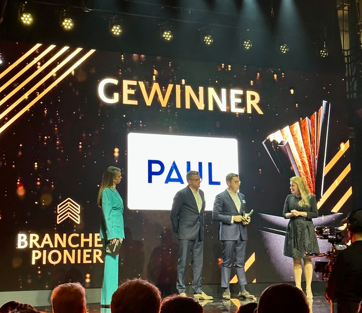PAUL Tech AG gewinnt Deutschen Immobilienpreis in der Kategorie Branchen Pionier