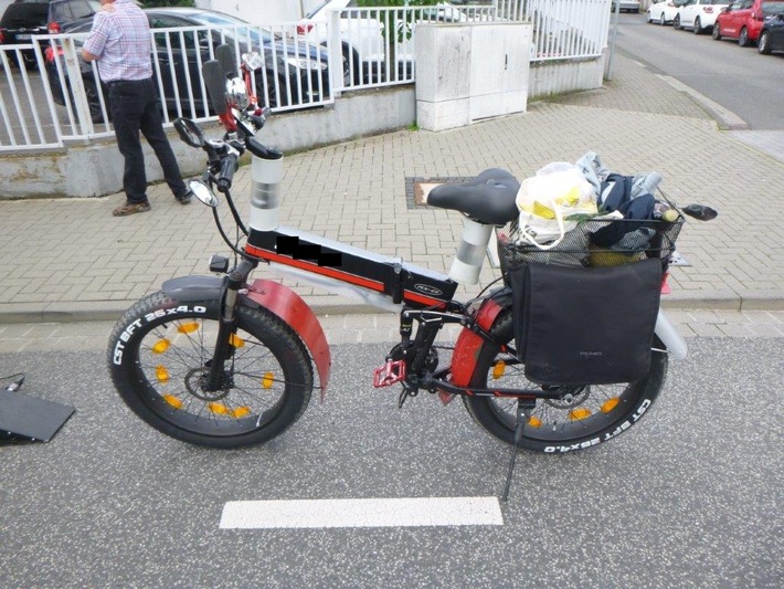 POL-GI: Gießen: Verkehrskontrollen führen zu ungewöhnlichen Feststellungen - E-Bike der Marke Eigenbau
