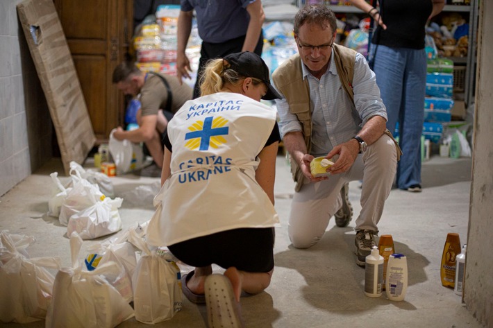 Ukraine: Caritas-Hilfen erreichten bereits fast zwei Million Menschen