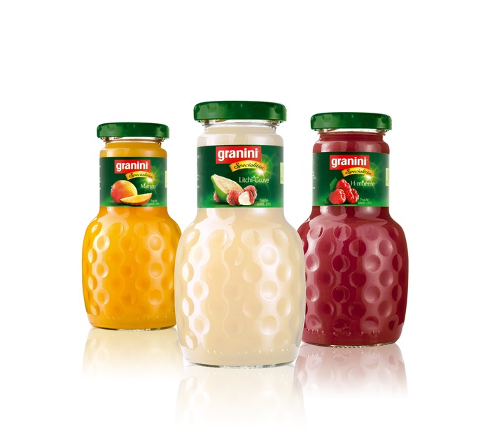 Neue Produktlinie von granini exklusiv im Horeca-Kanal: "granini Specialities" bieten ein neues Genusserlebnis