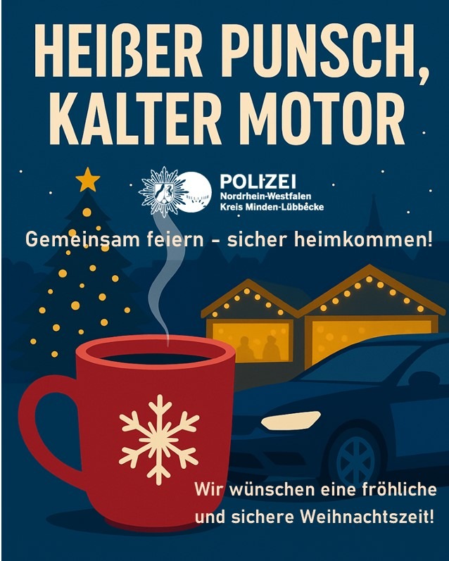 POL-MI: Verkehrssicherheitskampagne "Gemeinsam feiern - sicher heimkommen"