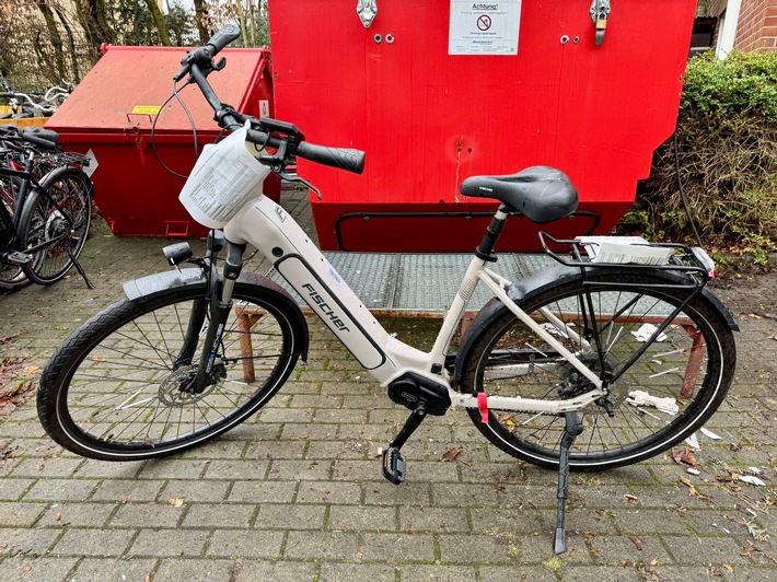 POL-MS: Pedelec der Marke Fischer sichergestellt - Eigentümer gesucht