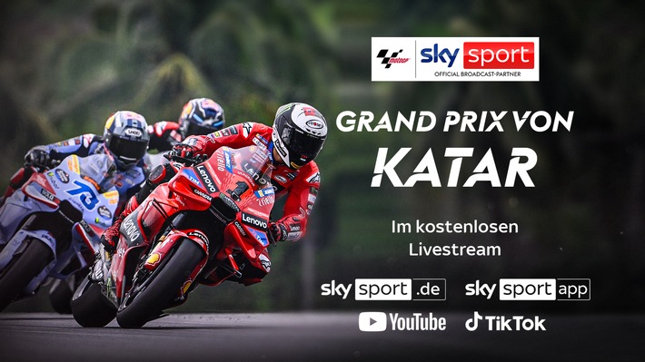 Der Saisonauftakt der MotoGP(TM) in Katar am Wochenende live und exklusiv bei Sky Sport