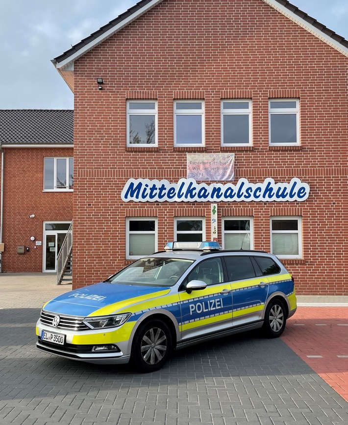 POL-EL: Papenburg - Polizei begleitet ABC-Schützen auf ihren Schulwegen