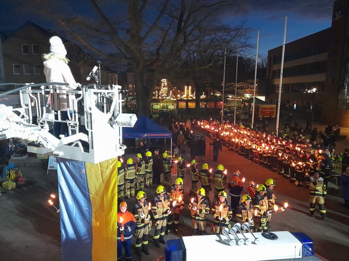 FW-PI: "Retter helfen Rettern"- Veranstaltung ein toller Erfolg. Über 25 Feuerwehren aus Schleswig Holstein beteiligen sich nach dem Spendenaufruf.