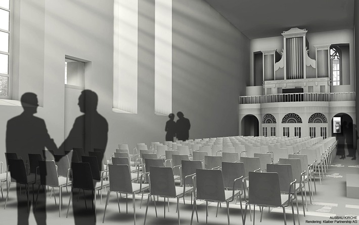 Wegelin & Co. präsentiert ihre Baueingabe für St. Katharinen in St. Gallen