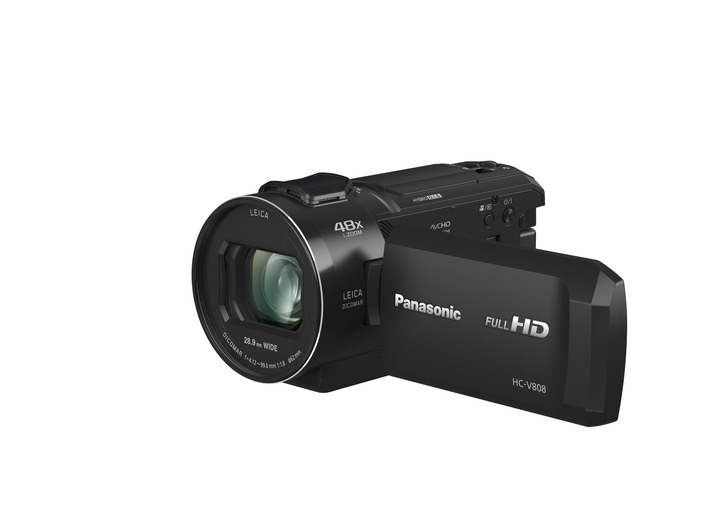 Panasonic 4K und Full HD Camcorder mit noch brillanterer Bildqualität / HC-VXF11, HC-VX11 und HC-V808 mit neuem BSI Sensor, LEICA Dicomar Objektiv und Ball O.I.S.