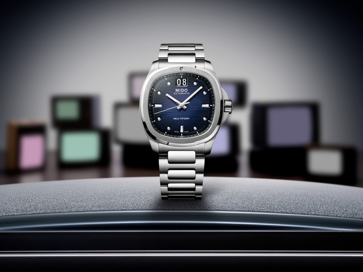 Eine besondere Uhr in ikonischer Form / Die neue Automatikuhr Mido Multifort TV Big Date
