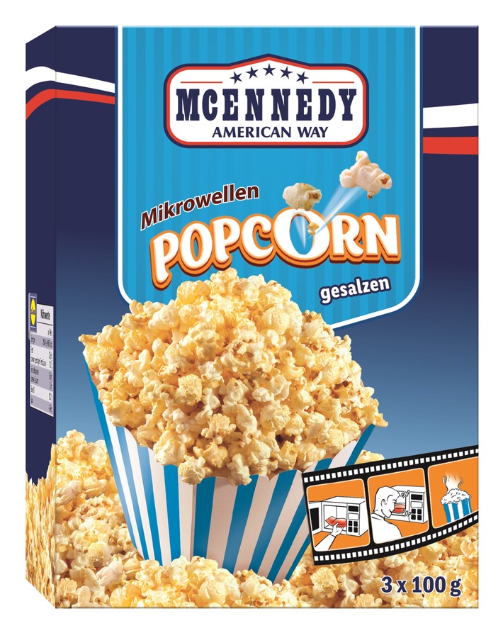 Der spanische Hersteller Liven S.A. informiert über einen Warenrückruf der Produkte &quot;McEnnedy Mikrowellen Popcorn süß, 3x100 g&quot; und &quot;McEnnedy Mikrowellen Popcorn gesalzen, 3x100 g&quot;