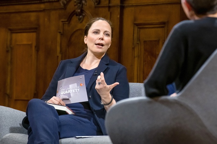 &quot;Das Literarische Quartett&quot; im ZDF / Mit den Gästen Sibylle Lewitscharoff, Juli Zeh und Bernhard Schlink