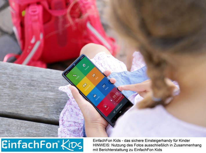 Endlich ein sicheres Kinderhandy: EinfachFon Kids überzeugt Kinder und Eltern