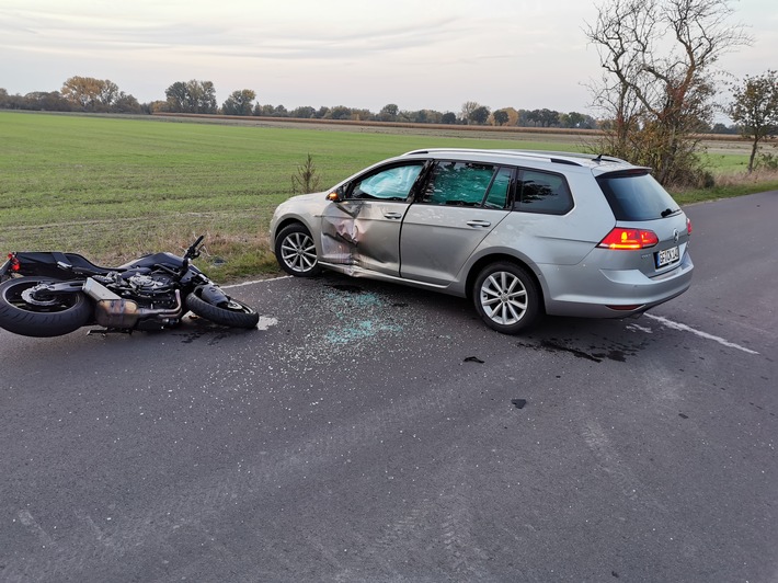 POL-GF: Schwerer Motorradunfall in Meinersen