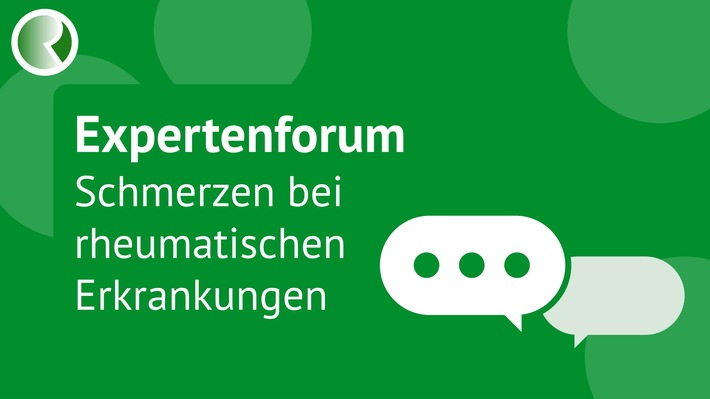 Deutsche Rheuma-Liga startet Online-Expertenforum „Schmerzen bei Rheuma“ am 21. August 2023