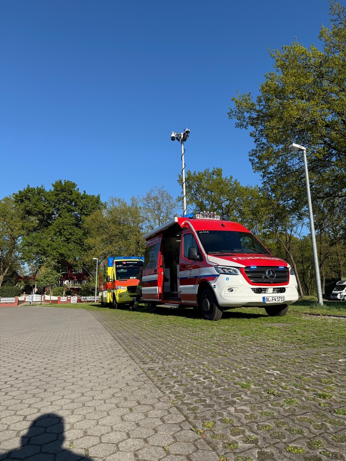 FW-OLL: Unklarer Geruch in Wohn- und Pflegeheim in Wardenburg - Fachberater Gefahrgut im Einsatz