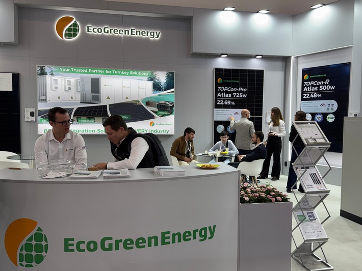 Eco Green Energy Launches Integrated PV + BESS Solutions at Intersolar Europe 2025, Reveals Plans for European Manufacturing