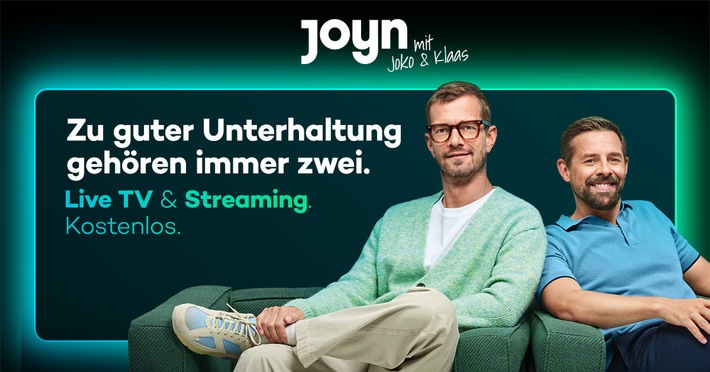 "Joyn für alleeeeeeeeeeeee!" Joko Winterscheidt und Klaas Heufer-Umlauf sind die Gesichter der neuen Joyn- Kampagne / Florida Reklame entwickelt und produziert