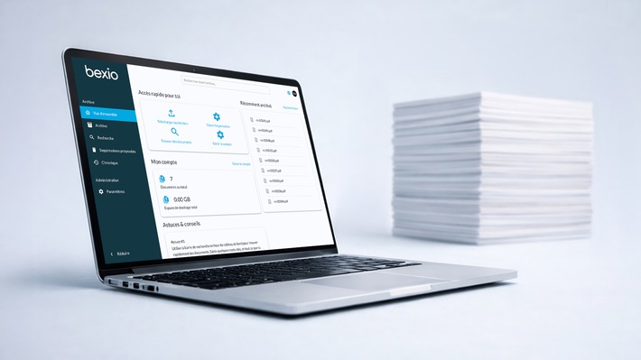 Enfin le "zéro papier": bexio lance son archive de documents