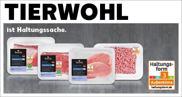 Kaufland bietet als erster Händler bundesweit Schweinefleisch aus Außenklima-Haltung an