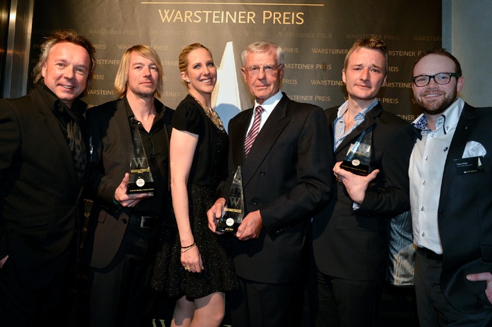 Deutscher Gastronomiepreis 2013 verliehen / Gastronomen aus Nordrhein-Westfalen haben die Nase vorn/Eugen Block mit dem Warsteiner Preis für sein ausgezeichnet