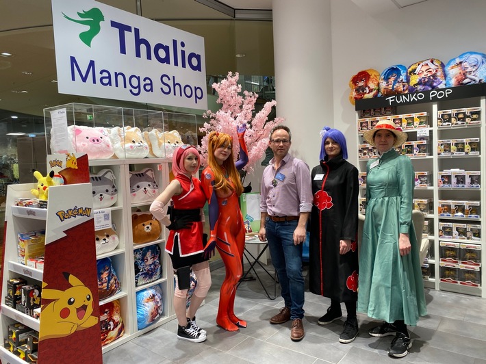 Manga-Liebe in Leuna: Thalia eröffnet Pop-up Store im Einkaufszentrum Nova