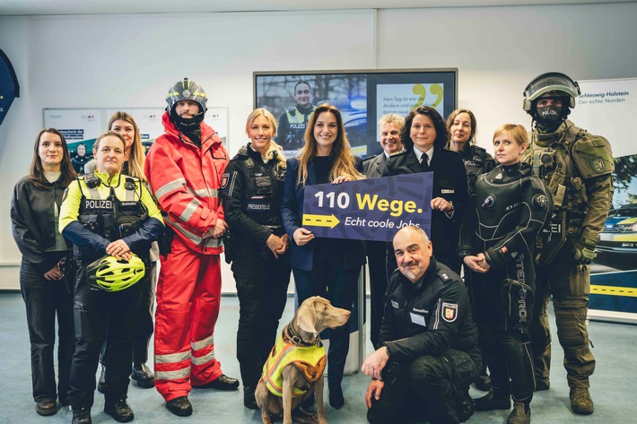 POL-SH: Die Vielfalt der Landespolizei Schleswig-Holstein: "110 Wege. Echt coole Jobs"