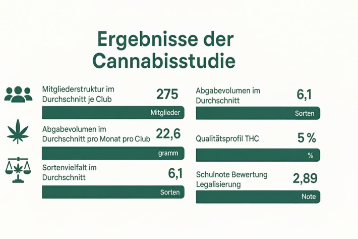 Große Cannabis-Club-Umfrage belegt: Qualität gesichert - Jugendschutz funktioniert - Schwarzmarkt schrumpft