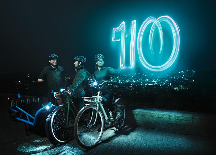 Zeichen setzen für die Zukunft der Fahrradmobilität -
10 Jahre Bosch eBike Systems