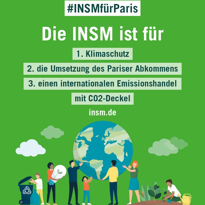 #INSMfürParis / INSM drängt auf wirksamen Klimaschutz