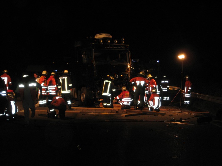 POL-HI: BAB 7, LK Goslar- schwerer Verkehrsunfall mit 2 Schwerverletzten