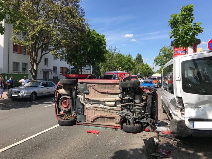 POL-PPMZ: Unfall mit einer verletzten Person