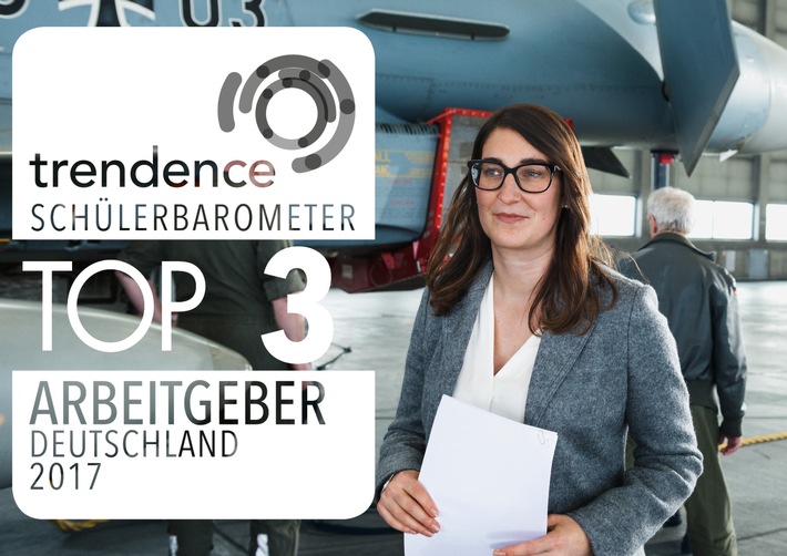 Bundeswehr auf Platz 3 der beliebtesten Arbeitgeber