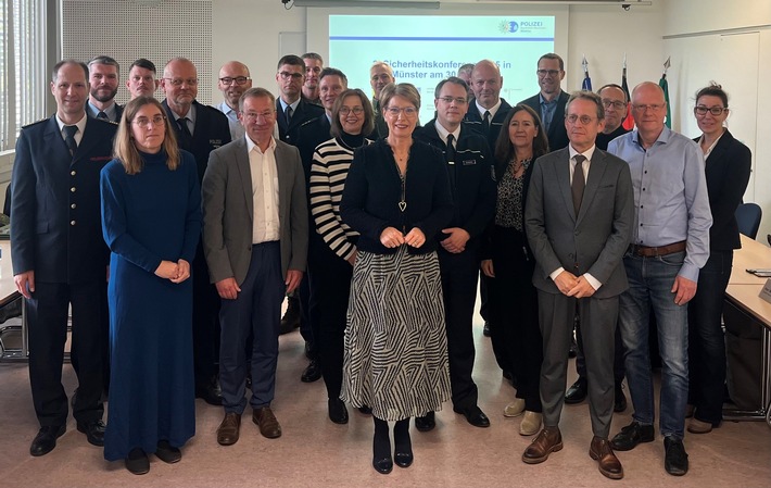 POL-MS: Gemeinsam stark - Zweite Sicherheitskonferenz 2025 im Polizeipräsidium Münster