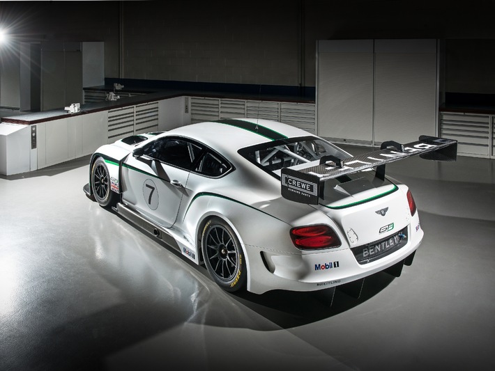 Dynamische Weltpremiere: Bentley verkündet die Daten des Continental GT3
