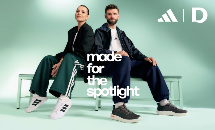 Made for the Spotlight: DEICHMANN und adidas präsentieren die neue Kollektion mit Thomas Müller und Laura Wontorra